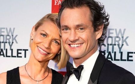 Claire Danes and Hugh met on the set of their film, Evening.